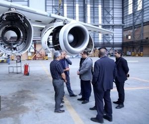 فاز اول مرکز تعمیر و نگهداری هواپیمای کرمان در مدار بهره‌برداری