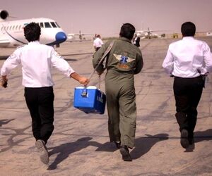 پرواز قلب اهدایی برای رسیدن به تهران 
