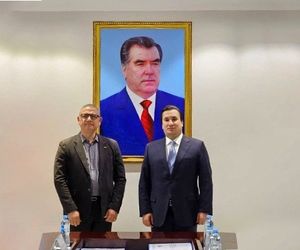 نخستین دیدار رسمی روسای سازمان هواپیمایی کشوری ایران و تاجیکستان