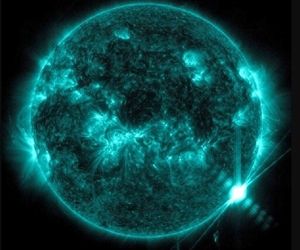 عکس تلسکوپ ناسا از خشم خورشید!