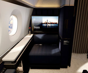 رونمایی از سوئیت‌های فرست کلاس هواپیمایی لوفت‌هانزا