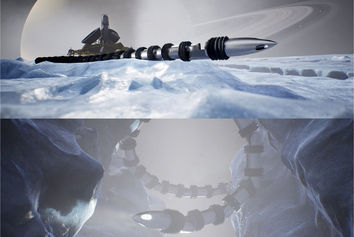 فرستادن مار رباتیک به فضا