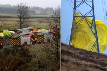 سقوط یک فروند هواپیما در انگلیس