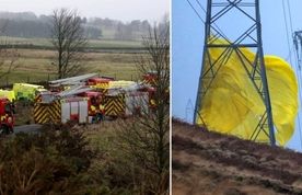 سقوط یک فروند هواپیما در انگلیس