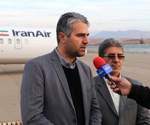 نخستین پرواز از فرودگاه سهند انجام شد