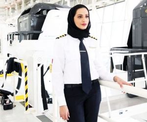 اولین کاپیتان زن امارات 