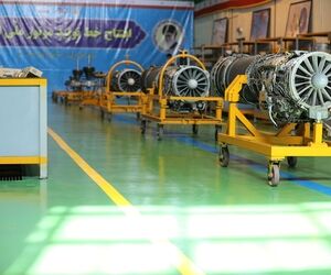 افتتاح خط تولید موتور توربوجت ملی 