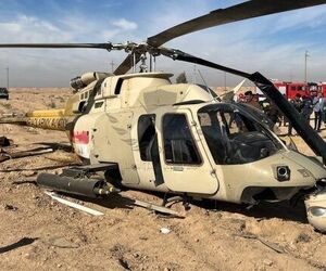 سقوط بالگرد ارتش عراق
