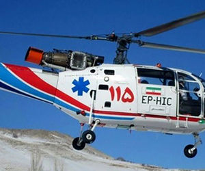 ماموریت اورژانس هوایی در انتقال مادر بیمار از آوج