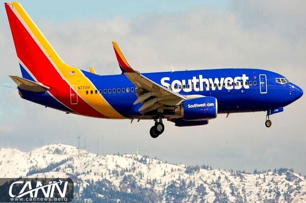 برخورد بویینگ Southwest با پرنده