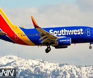 برخورد بویینگ Southwest با پرنده