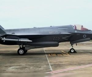 فرود اضطراری جنگنده اف-۳۵ انگلیس در ژاپن