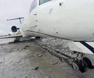 خروج هواپیمای مسافربری از باند