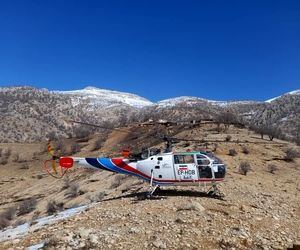 پرواز بالگرد اورژانس برای نجات جان جوان الگودرزی +فیلم