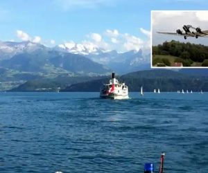 سقوط یک هواپیمای تفریحی در سوئیس