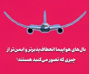 بال‌های هواپیما انعطاف‌پذیرتر و ایمن‌تر از چیزی که تصور می‌کنید هستند!