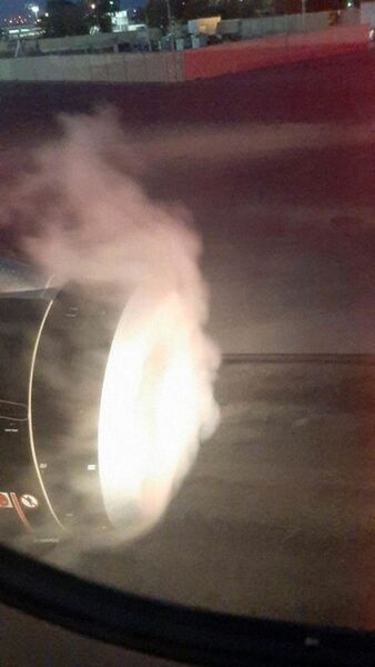 موتور سمت چپ ایرباس a320 هواپیمایی ولاریس دچار مشکل شد
