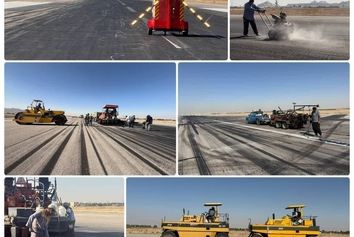 پایان عملیات بهسازی باند فرودگاه مشهد