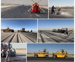 پایان عملیات بهسازی باند فرودگاه مشهد