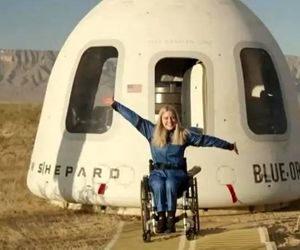 نخستین فرد دارای معلولیت به فضا رفت