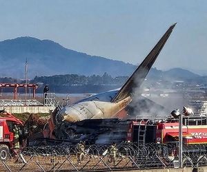 تمدید تعطیلی فرودگاه موآن کره جنوبی محل سقوط هواپیمای ججو ایر

