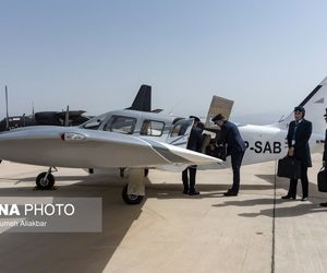 نخستین تاکسی هوایی کشور فعالیت رسمی خود را در مسیر کرج - قزوین آغاز کرد