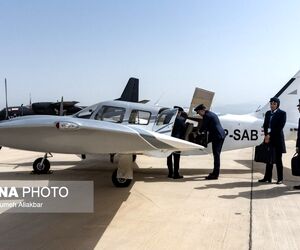 نخستین تاکسی هوایی کشور فعالیت رسمی خود را در مسیر کرج - قزوین آغاز کرد
