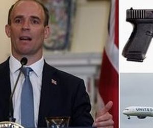 جا ماندن اسلحه محافظ مقام انگلیسی در هواپیما