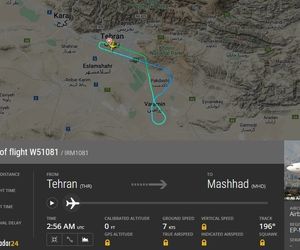بازگشت پرواز تهران-مشهد ماهان به مبدا 