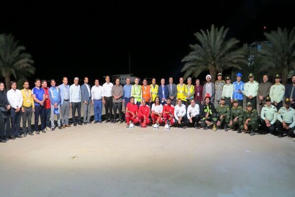 مانور کامل طرح اضطراری فرودگاه شهدای طبس برگزار شد 