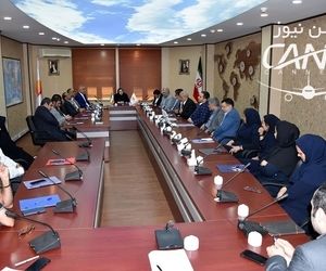 دیدار خانم دکتر شرفبافی؛ سرپرست جدید شرکت هواپیمایی کیش با معاونین و مدیران