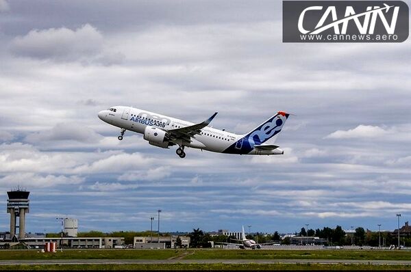 انجام اولین پرواز ایرباس A319neo با موتورهای P&W
