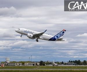 انجام اولین پرواز ایرباس A319neo با موتورهای P&W