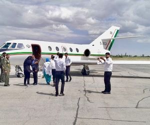 ۲ عضو پیوندی با اورژانس هوایی از ارومیه به تهران منتقل شد