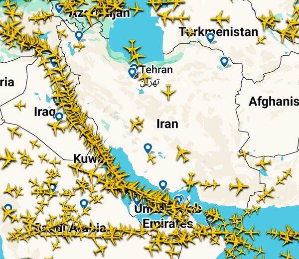 آسمان مرکز و نیمه غربی کشور برای پروازهای عبوری بین المللی باز است