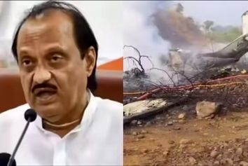 هواپیمای حامل
 رهبر حزب کنگره ملی هند سقوط کرد