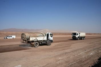 عملیات اجرایی باند فرودگاه قم به سرعت در حال اجرا است