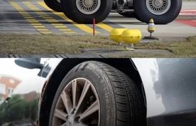 چرا لاستیک‌های هواپیما با لاستیک خودرو فرق دارند؟