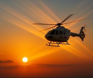 تلاش ۹ ساعته بالگرد اورژانس برای نجات جان در بام ایران