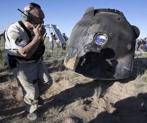 فضاپیمای «سایوز» به زمین بازگشت +فیلم