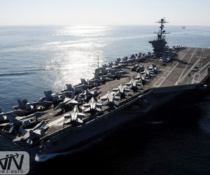 پیام فارسی ناو آمریکایی به هواپیمای ایرانی