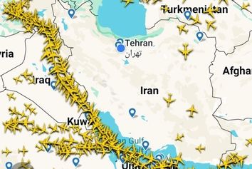آسمان مرکز و نیمه غربی کشور دوباره بر روی پروازهای عبوری بین‌المللی بسته شد