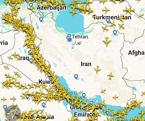 آسمان مرکز و نیمه غربی کشور دوباره بر روی پروازهای عبوری بین‌المللی بسته شد