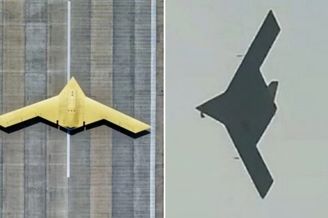 بمب‌افکن بدون سرنشین پرواز کرد