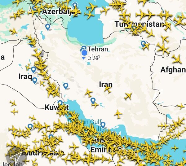 بازگشایی مشروط فضای هوایی غرب ایران در ارتفاع بالا

