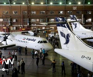 لندینگ ATR هما در فرودگاه همدان