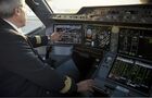 ارائه نخستین A350 XWB با صفحه نمایش لمسی کاکپیت
