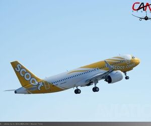 هواپیمایی scootاولین فروند ایرباس ٣٢٠نئوی خود را تحویل می گیرد.