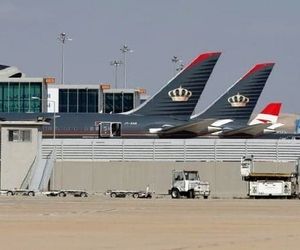 فرود اضطراری هواپیمای مسافربری در اردن
