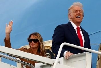 فرود اضطراری هلیکوپتر «مارین وان» دونالد ترامپ 